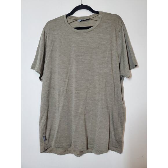 Icebreaker Shirt Mens XL Cool-lite Wool Blend Base Layer Short Sleeve Outdoor - Picture 9 of 9